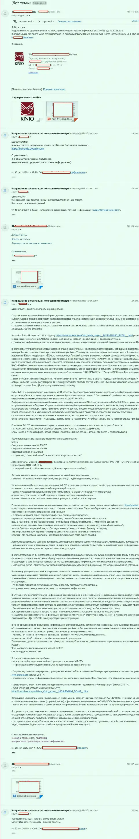 ЧАО КИНТО - это МАХИНАТОРЫ, сотрудничая с которыми, можете утратить депозиты (жалоба)