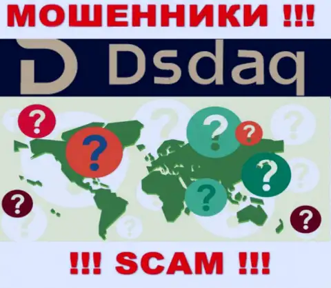 Никак наказать Dsdaq законно не выйдет - нет сведений касательно их юрисдикции