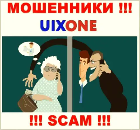Uix One работает только лишь на прием денежных средств, следовательно не ведитесь на дополнительные вливания