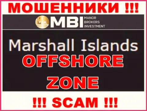 Организация Manor Brokers - это интернет мошенники, обосновались на территории Marshall Islands, а это офшор