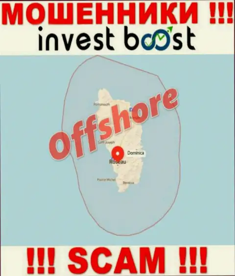На онлайн-сервисе InvestBoost указано, что они разместились в оффшоре на территории Dominica