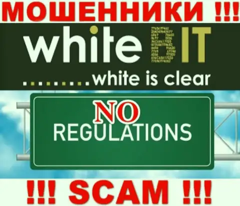 С WhiteBit довольно опасно совместно работать, поскольку у конторы нет лицензионного документа и регулятора