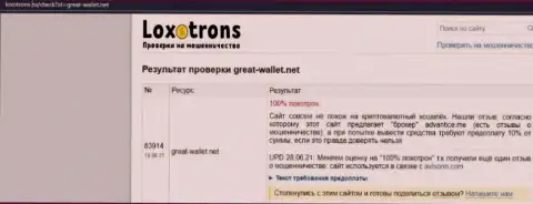 НЕ ОПАСНО ли иметь дело с организацией ГрейтВаллет ? Обзор проделок компании