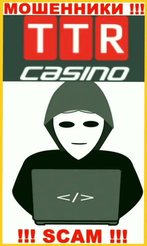 Перейдя на веб-портал воров TTR Casino мы обнаружили полное отсутствие информации о их непосредственных руководителях