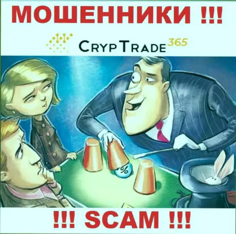 CrypTrade 365 - РАЗВОДНЯК !!! Затягивают клиентов, а затем присваивают их вложенные средства