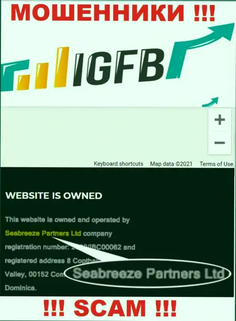 Seabreeze Partners Ltd, которое управляет компанией IGFB