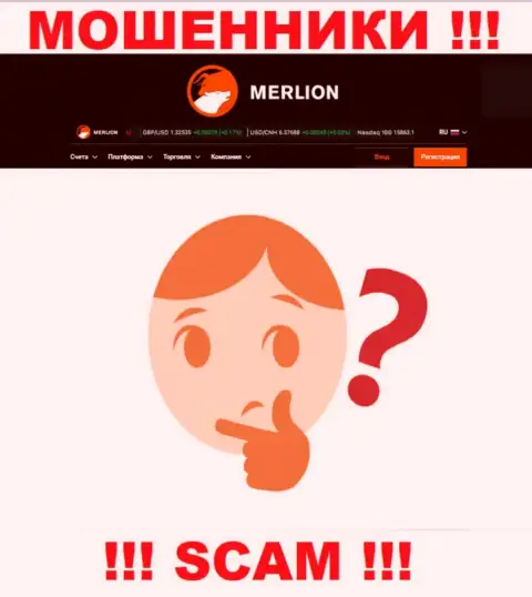 Невозможно нарыть информацию о лицензии мошенников MerlionLtd - ее попросту не существует !!!