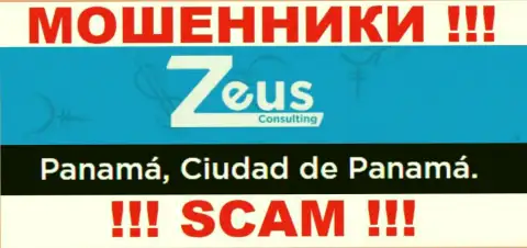 На интернет-сервисе Zeus Consulting приведен оффшорный юридический адрес компании - Панама, Сьюдад-де-Панама, будьте очень осторожны - это ворюги