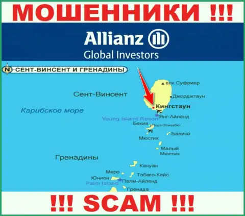 Allianz Global Investors безнаказанно грабят, потому что обосновались на территории - Kingstown, St. Vincent and the Grenadines