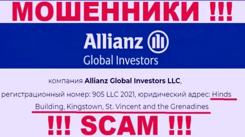 Офшорное расположение Allianz Global Investors по адресу - Hinds Building, Kingstown, St. Vincent and the Grenadines позволило им беспрепятственно обманывать