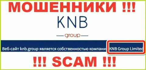 Юридическое лицо интернет-воров KNB-Group Net это KNB Group Limited, данные с web-портала мошенников