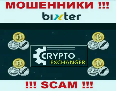 Bixter Org - это ушлые интернет шулера, вид деятельности которых - Крипто обменник