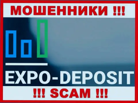 Логотип МОШЕННИКА Экспо Депо Ком