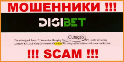 На веб-сайте BetRings указано, что они находятся в офшоре на территории Curaçao