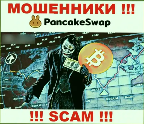 На требования мошенников из Pancake Swap оплатить проценты для возвращения депозитов, отвечайте отказом