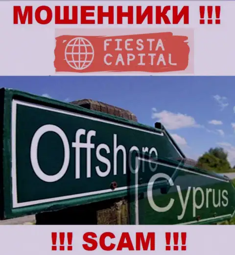 Офшорные интернет-мошенники FiestaCapital прячутся вот здесь - Cyprus