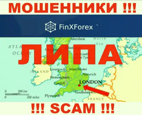 Ни единого слова правды касательно юрисдикции Fin X Forex на портале компании нет это мошенники