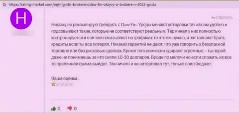 DawFin - это РАЗВОДИЛЫ !!! Будьте крайне осторожны, соглашаясь на взаимодействие с ними (отзыв)