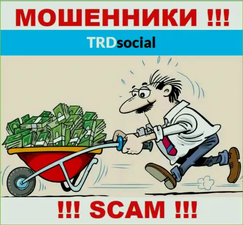 Совместное сотрудничество с организацией TRD Social прибыли не приносит, т.к. это ЛОХОТРОНЩИКИ и МОШЕННИКИ