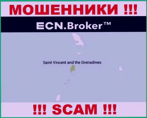 Находясь в офшорной зоне, на территории St. Vincent and the Grenadines, ECN Broker не неся ответственности оставляют без денег клиентов