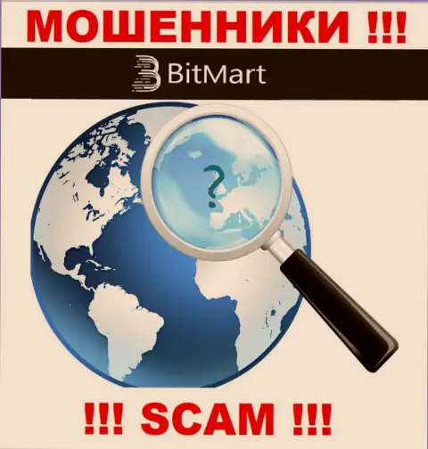 Адрес регистрации BitMart Com скрыт, следовательно не работайте совместно с ними - это интернет-кидалы