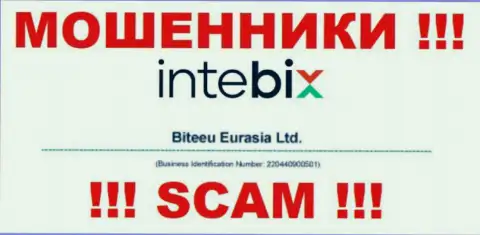 Как представлено на официальном сайте мошенников Интебих Кз: 220440900501 - это их номер регистрации